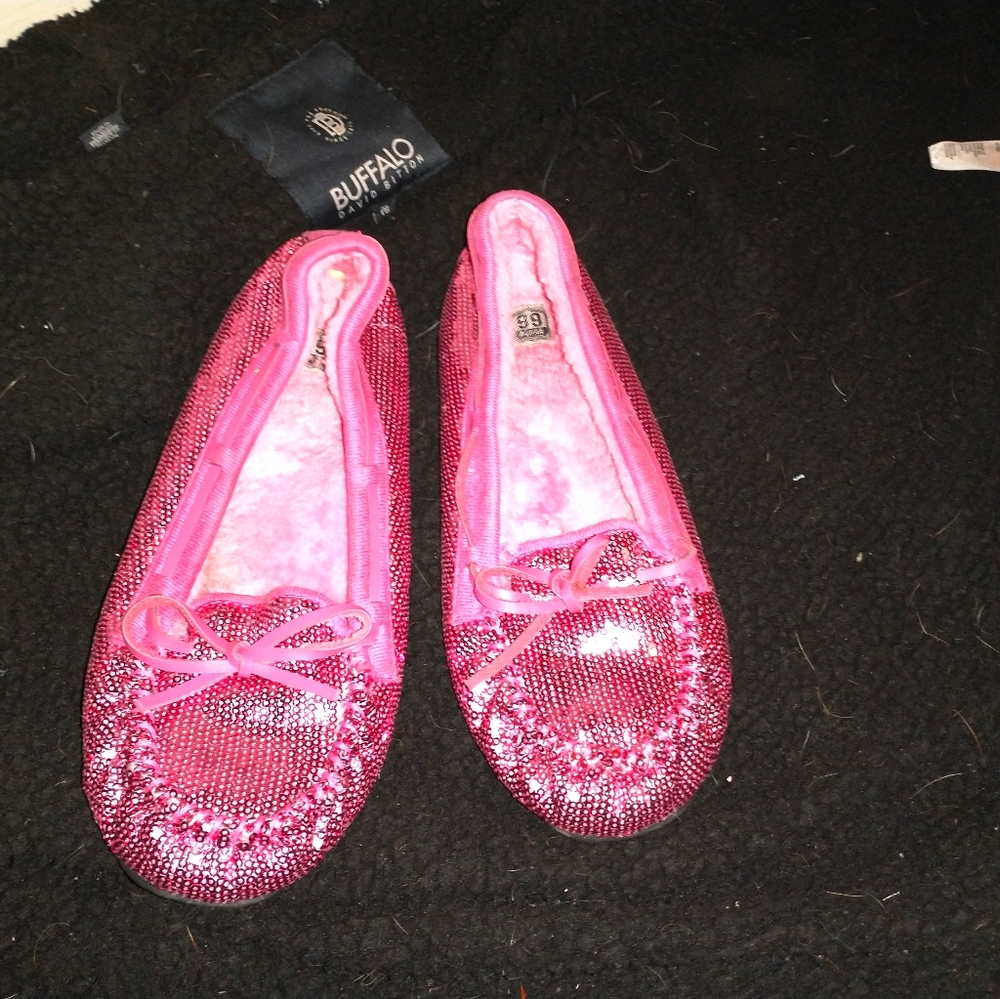 Pink route 66 slippers